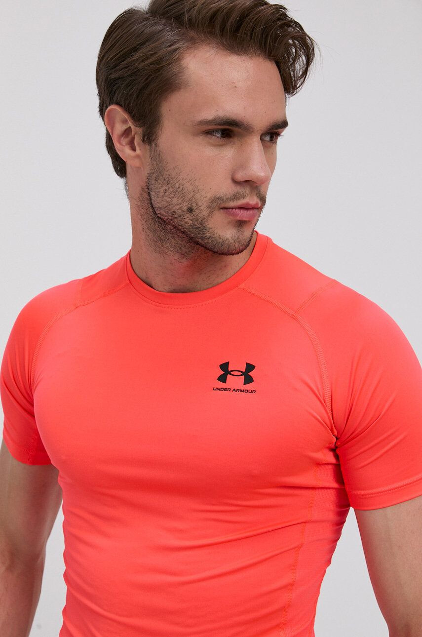 Under Armour Tréninkové tričko 1361518 červená barva 1361518-410 - Pepit.cz