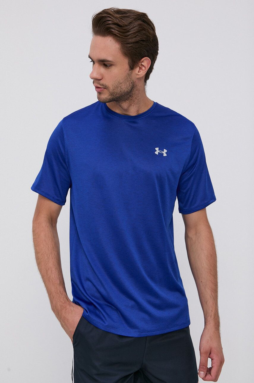 Under Armour Tričko 1361426 pánské tmavomodrá barva hladké 1361426-600 - Pepit.cz