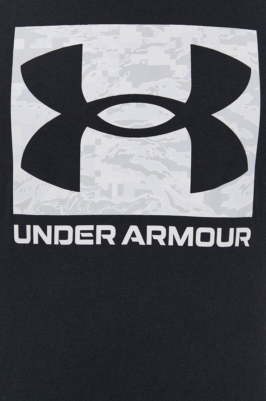 Under Armour Tričko 1361673 pánské černá barva s potiskem 1361673-369 - Pepit.cz