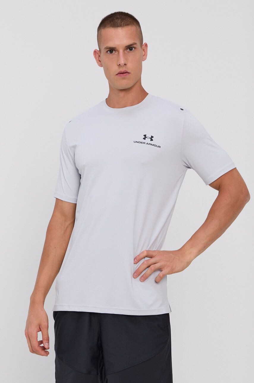 Under Armour Tréninkové tričko Rush Energy šedá barva 1366138-001 - Pepit.cz