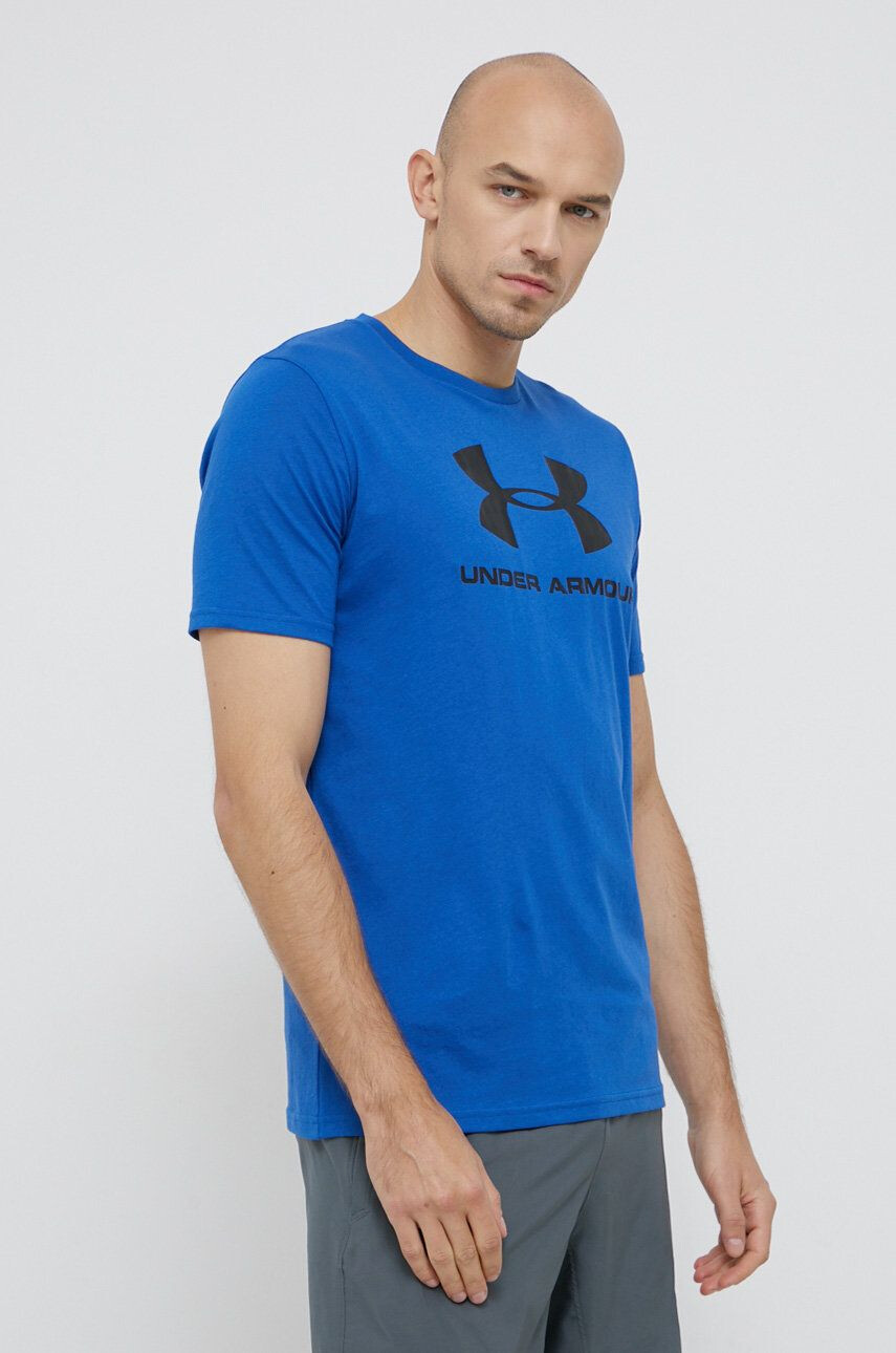 Under Armour Tričko 1329590 s potiskem 1329590-100 - Pepit.cz