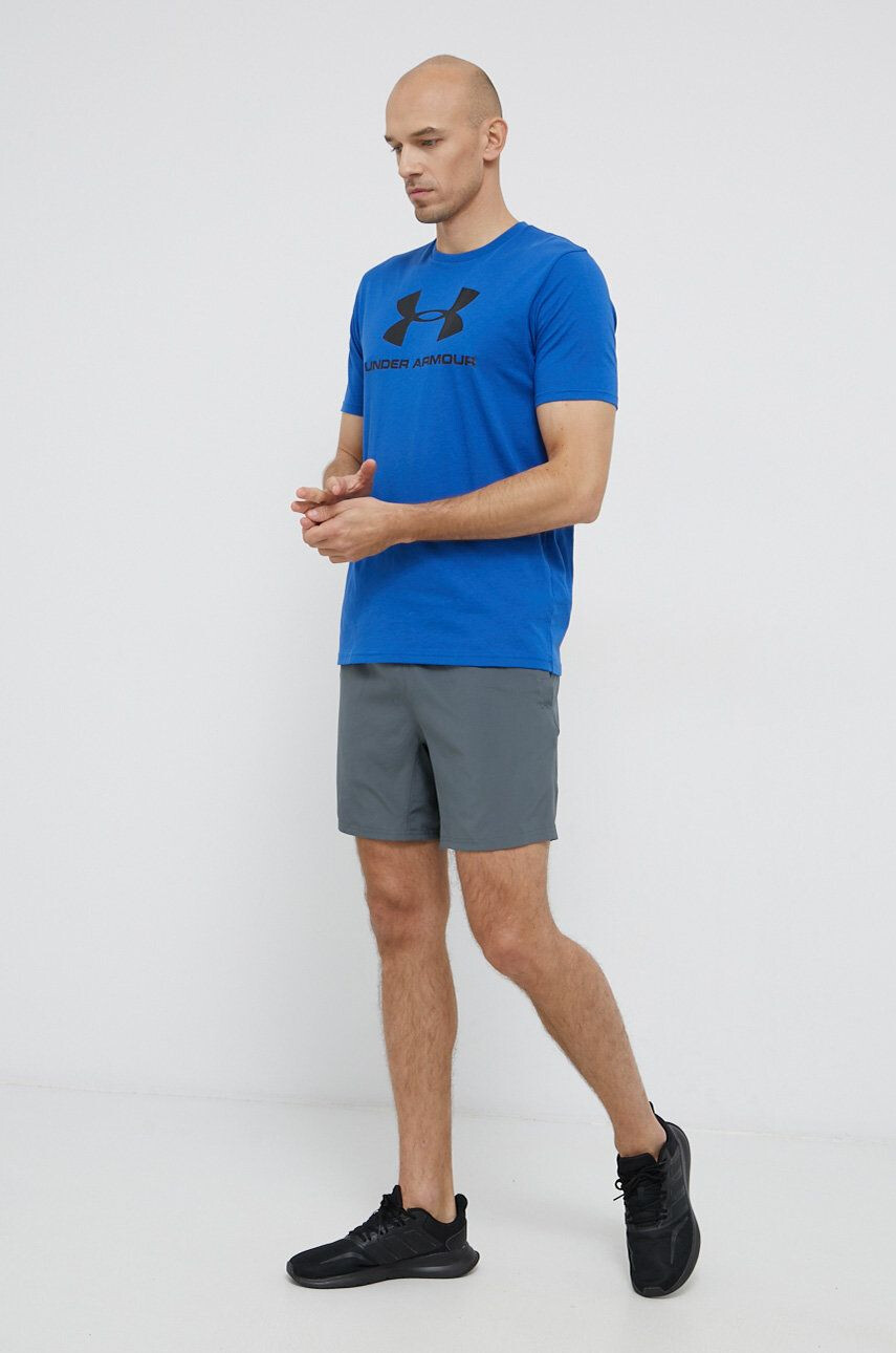 Under Armour Tričko 1329590 s potiskem 1329590-100 - Pepit.cz