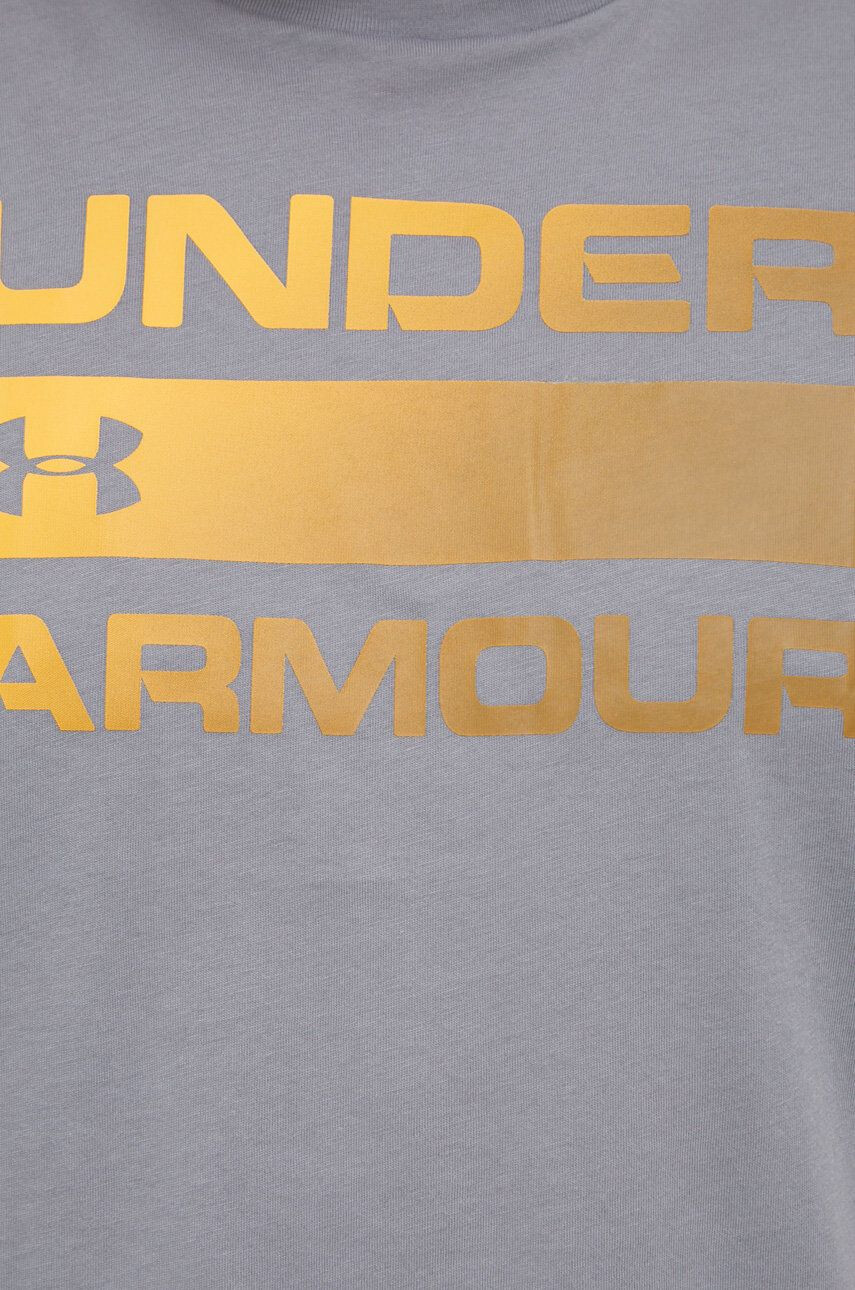 Under Armour Tričko šedá barva s potiskem - Pepit.cz