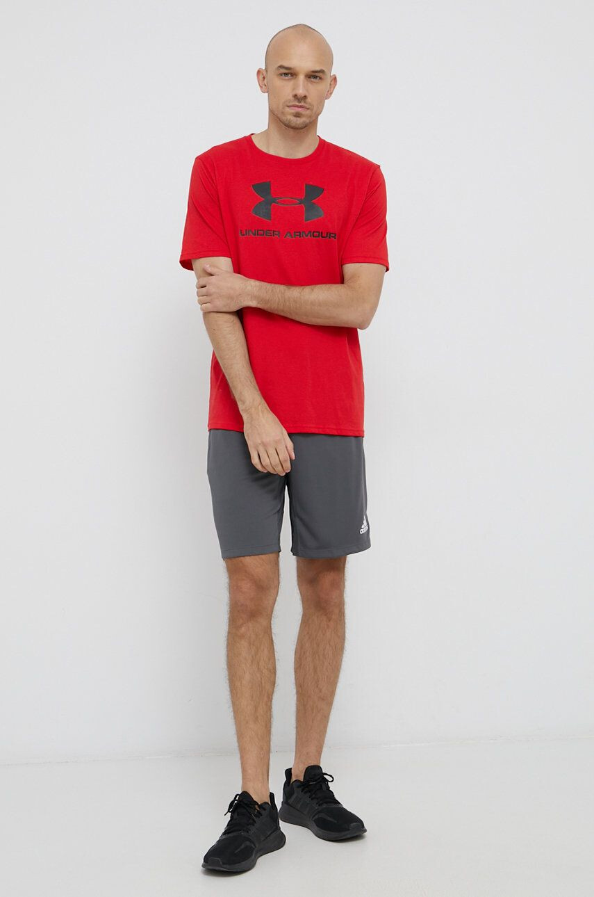 Under Armour 1329590 červená barva s potiskem 1329590-100 - Pepit.cz