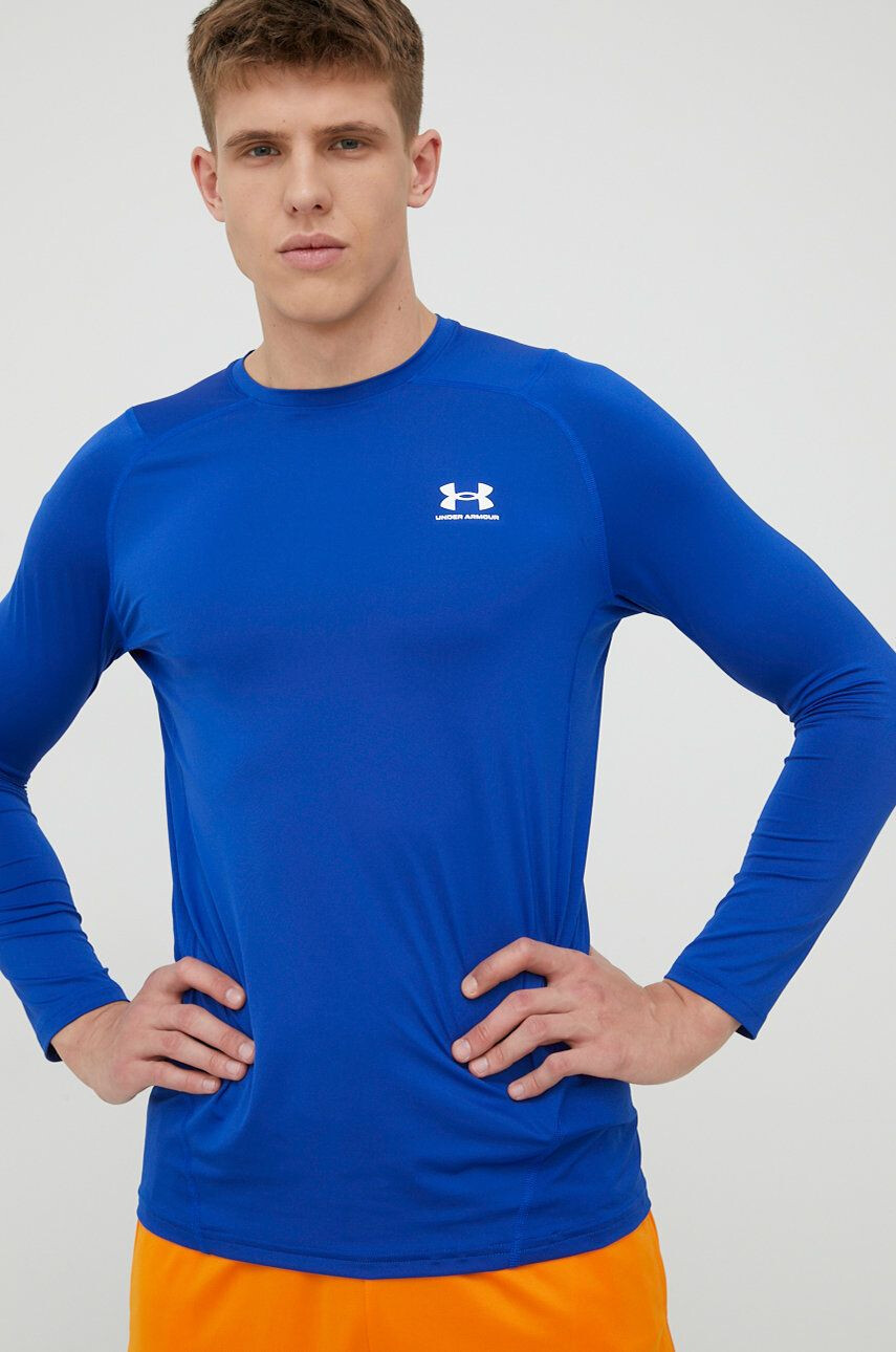 Under Armour Tréninkové tričko s dlouhým rukávem tmavomodrá barva 1361506-001 - Pepit.cz