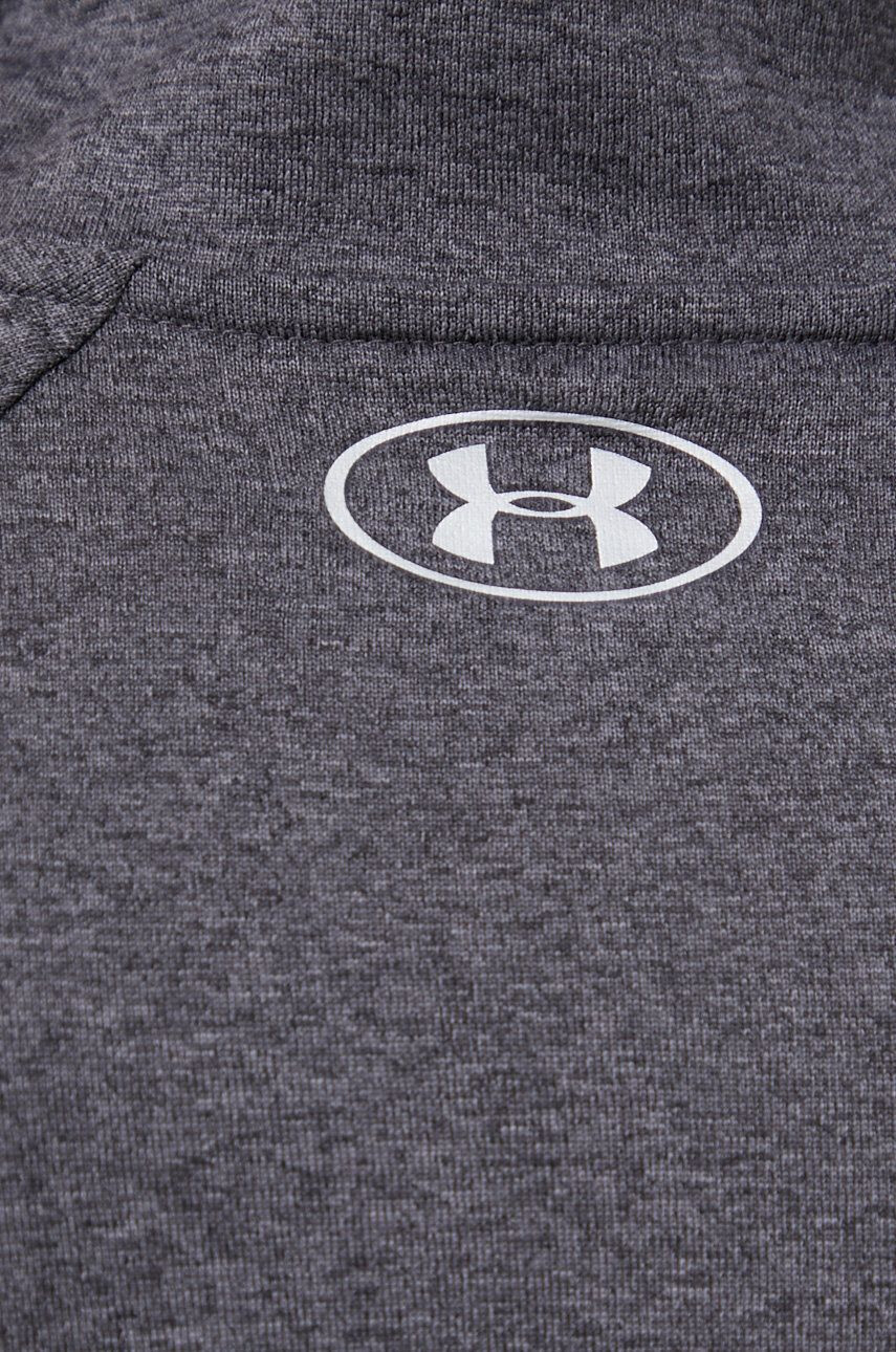 Under Armour Tričko s dlouhým rukávem 1320126 dámské šedá barva s rolákem 1320126-090 - Pepit.cz