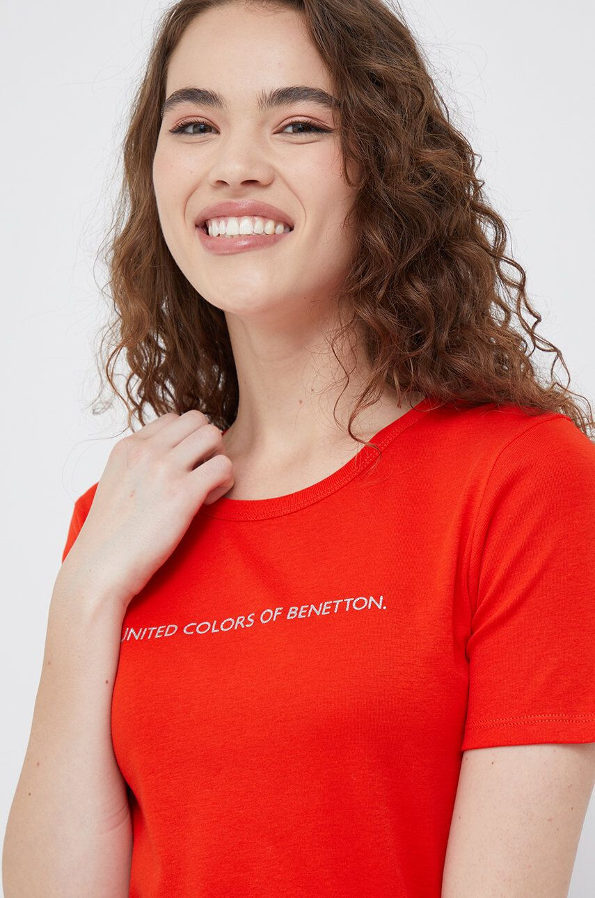 United Colors of Benetton Bavlněné tričko - Pepit.cz