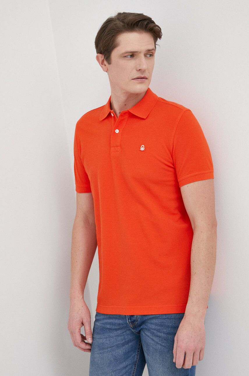 United Colors of Benetton Bavlněné polo tričko - Pepit.cz