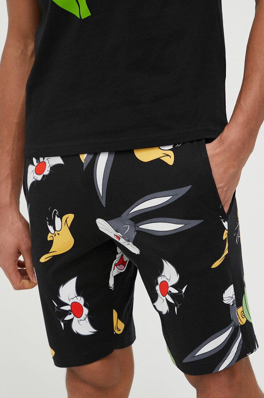 United Colors of Benetton Bavlněné pyžamové šortky x Looney Tunes - Pepit.cz