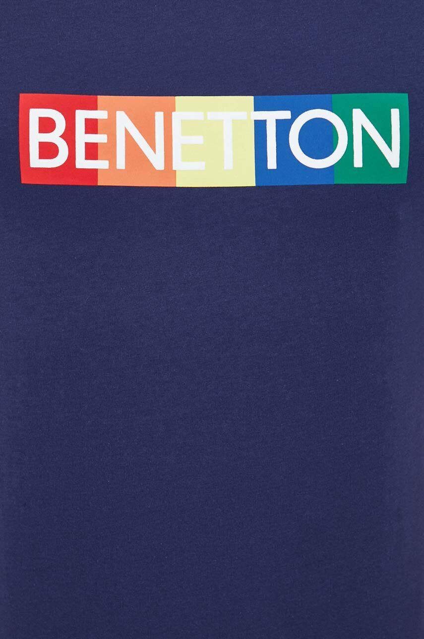 United Colors of Benetton Bavlněné tričko s potiskem - Pepit.cz