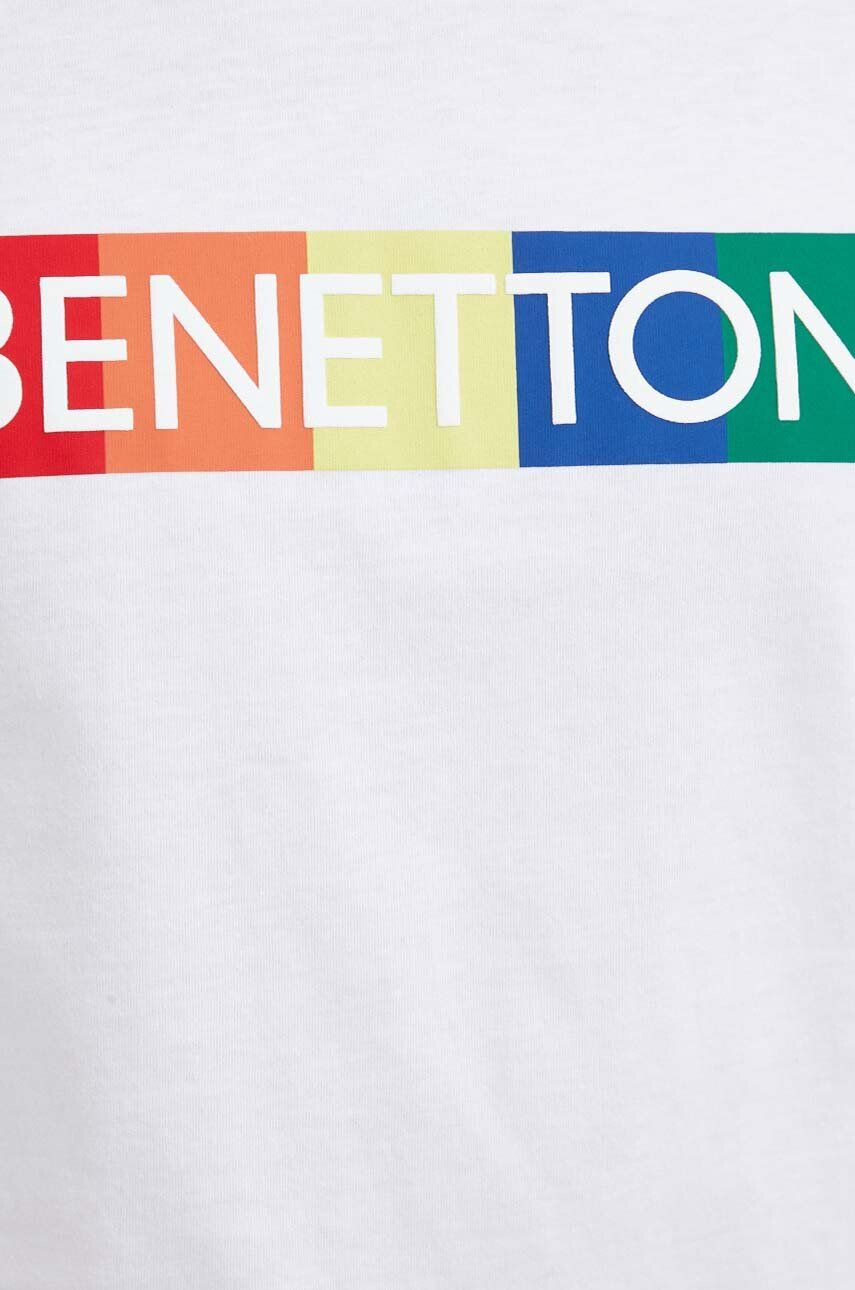 United Colors of Benetton Bavlněné tričko růžová barva - Pepit.cz