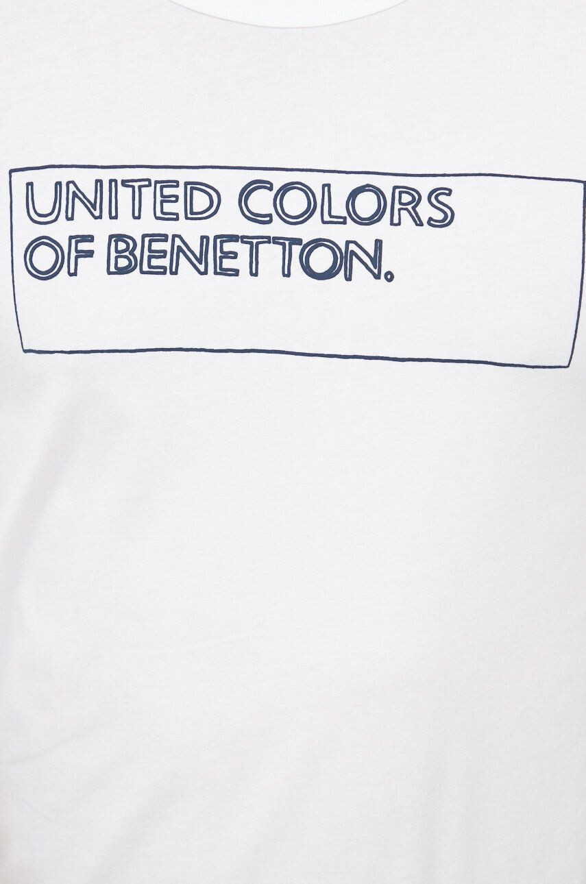 United Colors of Benetton Bavlněné tričko s dlouhým rukávem - Pepit.cz