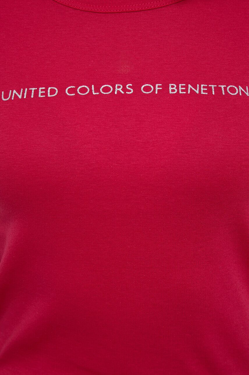 United Colors of Benetton Bavlněné tričko s dlouhým rukávem - Pepit.cz