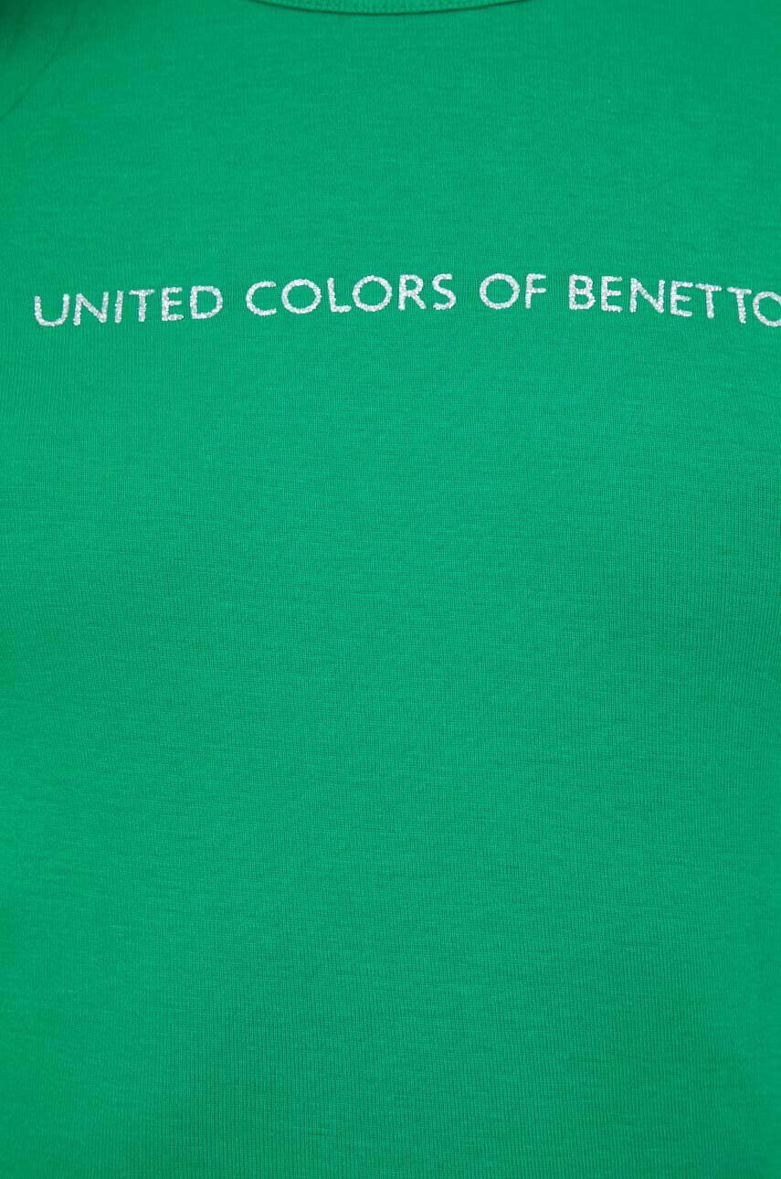 United Colors of Benetton Bavlněné tričko s dlouhým rukávem - Pepit.cz