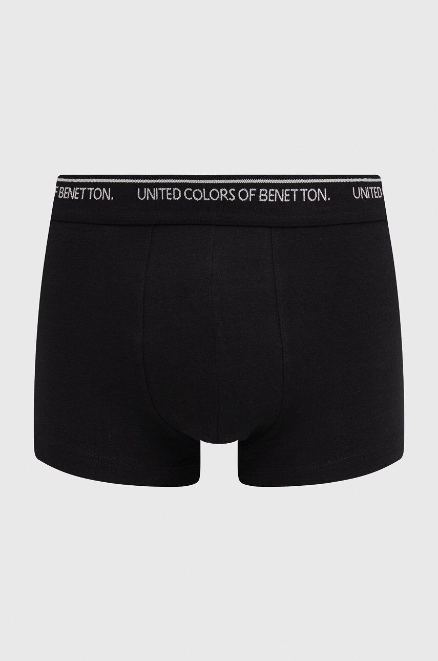 United Colors of Benetton Boxerky pánské černá barva - Pepit.cz