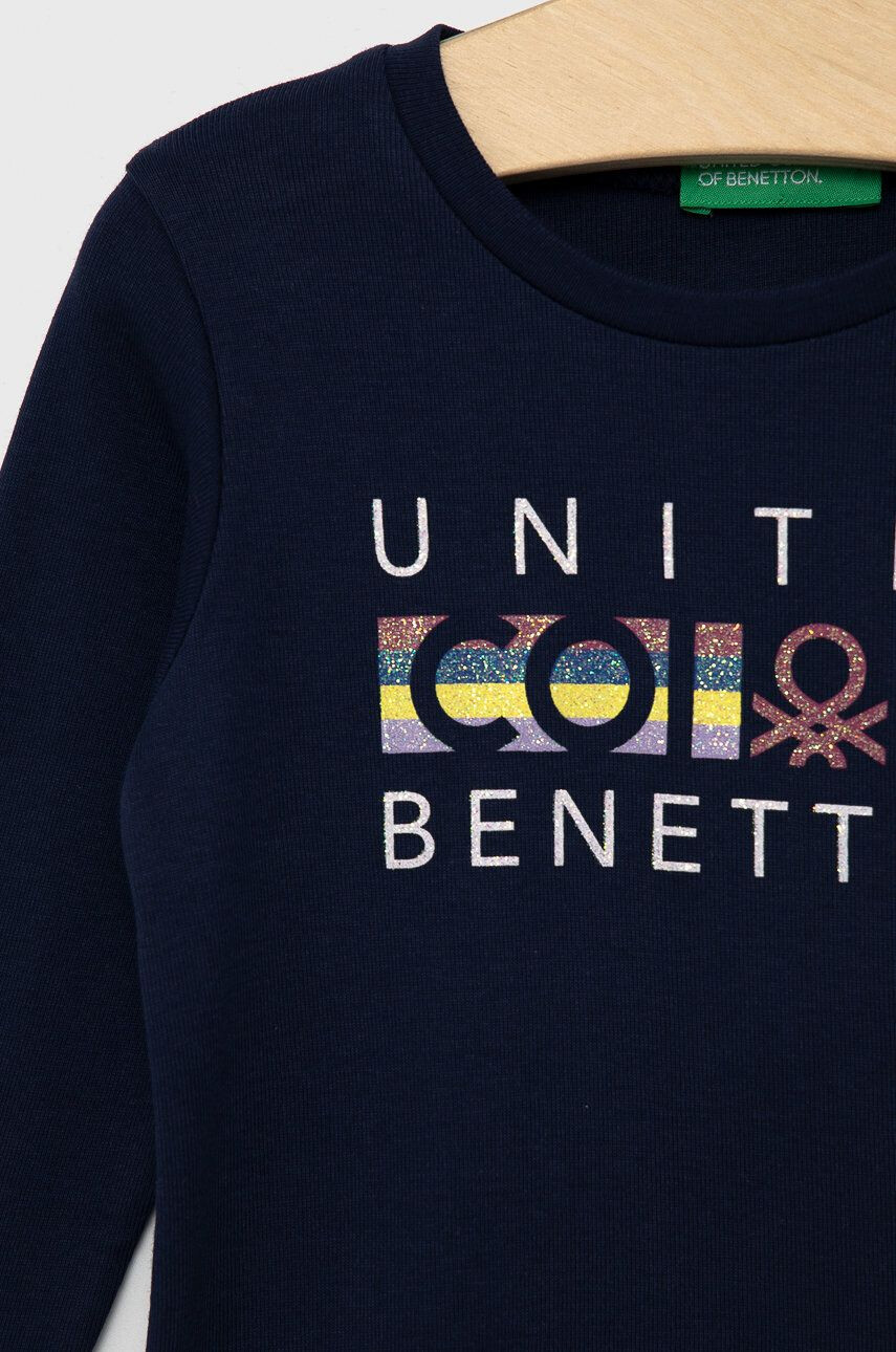 United Colors of Benetton Dětská bavlněná košile s dlouhým rukávem - Pepit.cz