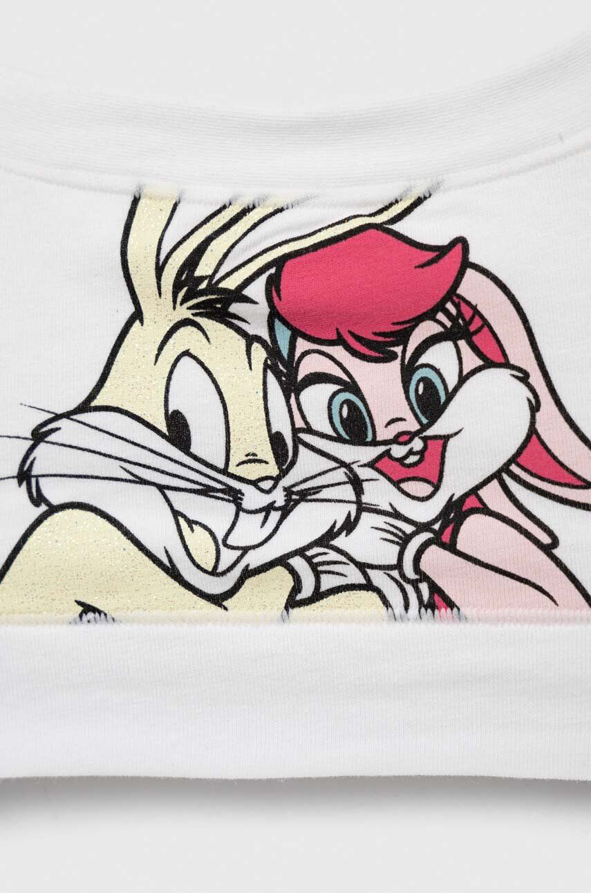 United Colors of Benetton Dětská souprava x Looney Tunes bílá barva - Pepit.cz