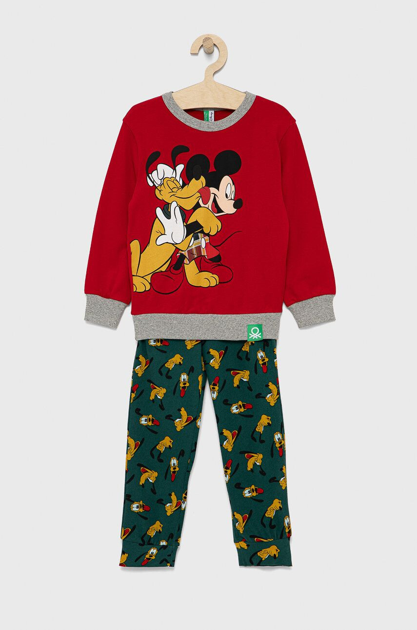 United Colors of Benetton Dětské bavlněné pyžamo x Disney - Pepit.cz