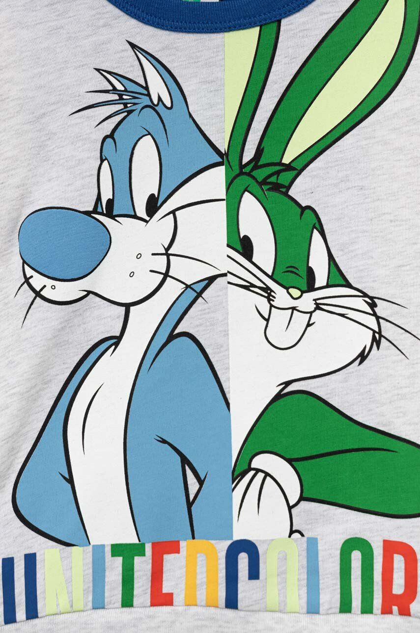 United Colors of Benetton Dětské bavlněné pyžamo x Looney Tunes - Pepit.cz