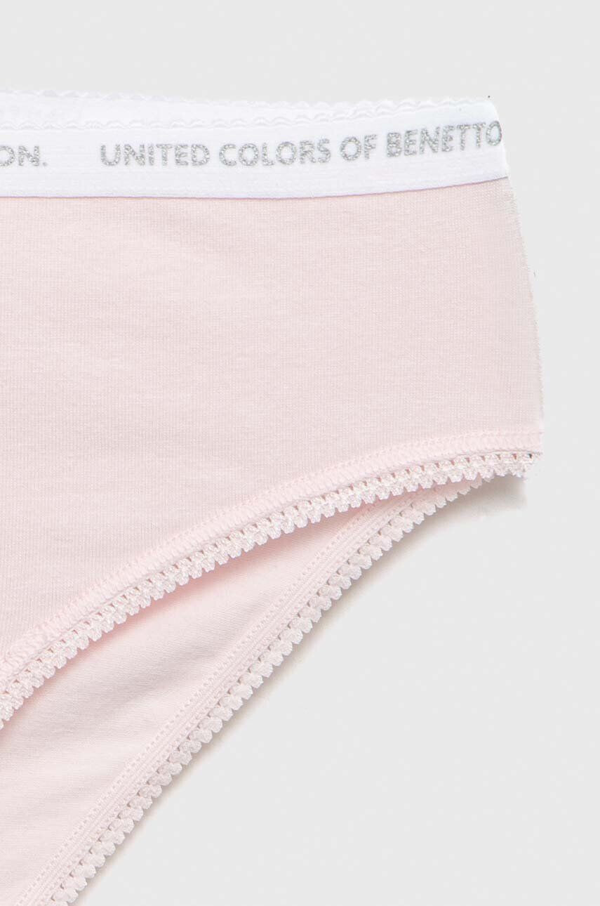 United Colors of Benetton Dětské kalhotky 2-pack růžová barva - Pepit.cz