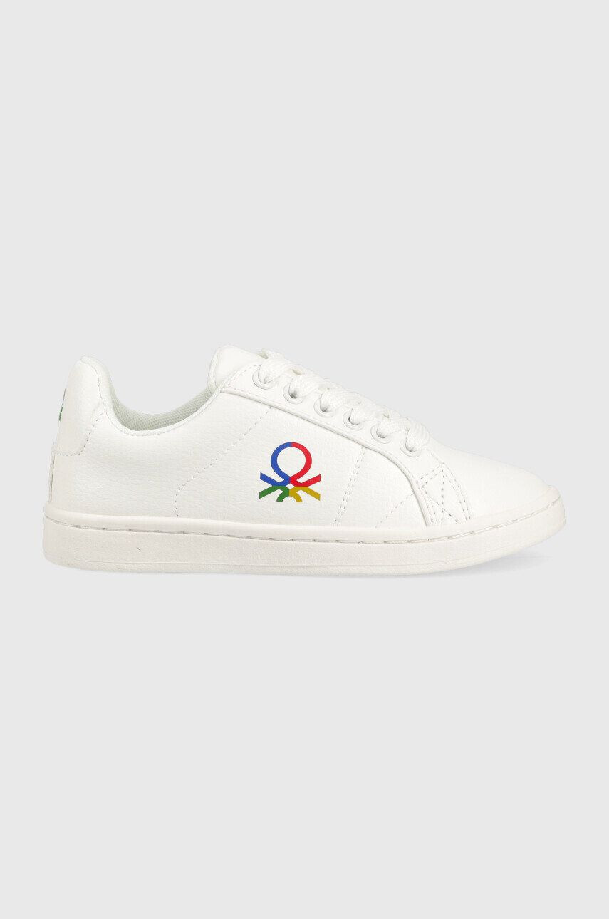 United Colors of Benetton Dětské sneakers boty bílá barva - Pepit.cz