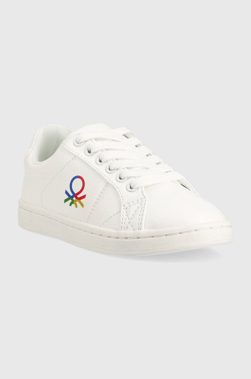 United Colors of Benetton Dětské sneakers boty bílá barva - Pepit.cz