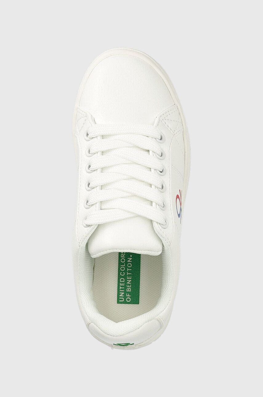 United Colors of Benetton Dětské sneakers boty bílá barva - Pepit.cz