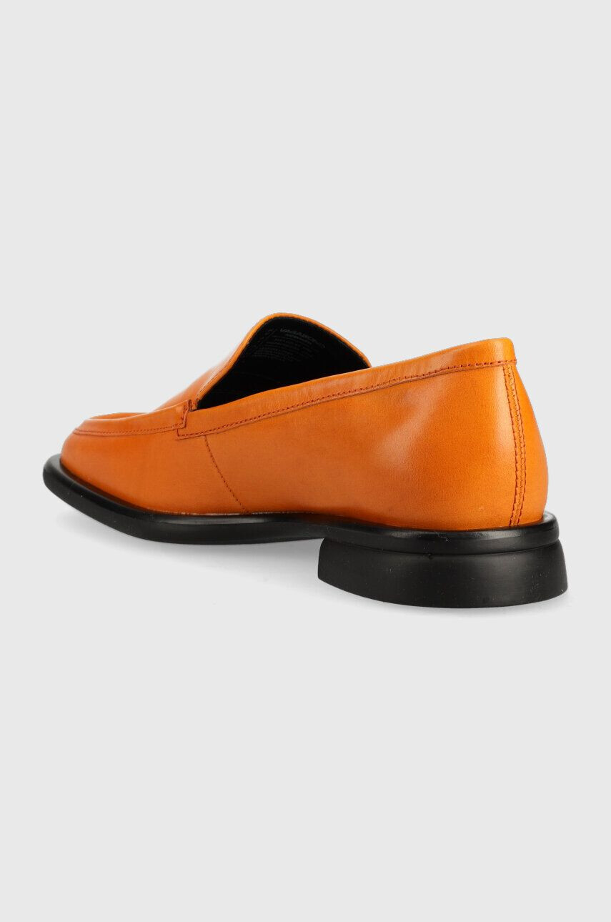 Vagabond Shoemakers Kožené mokasíny BRITTIE dámské oranžová barva na plochém podpatku 5451.001.44 - Pepit.cz