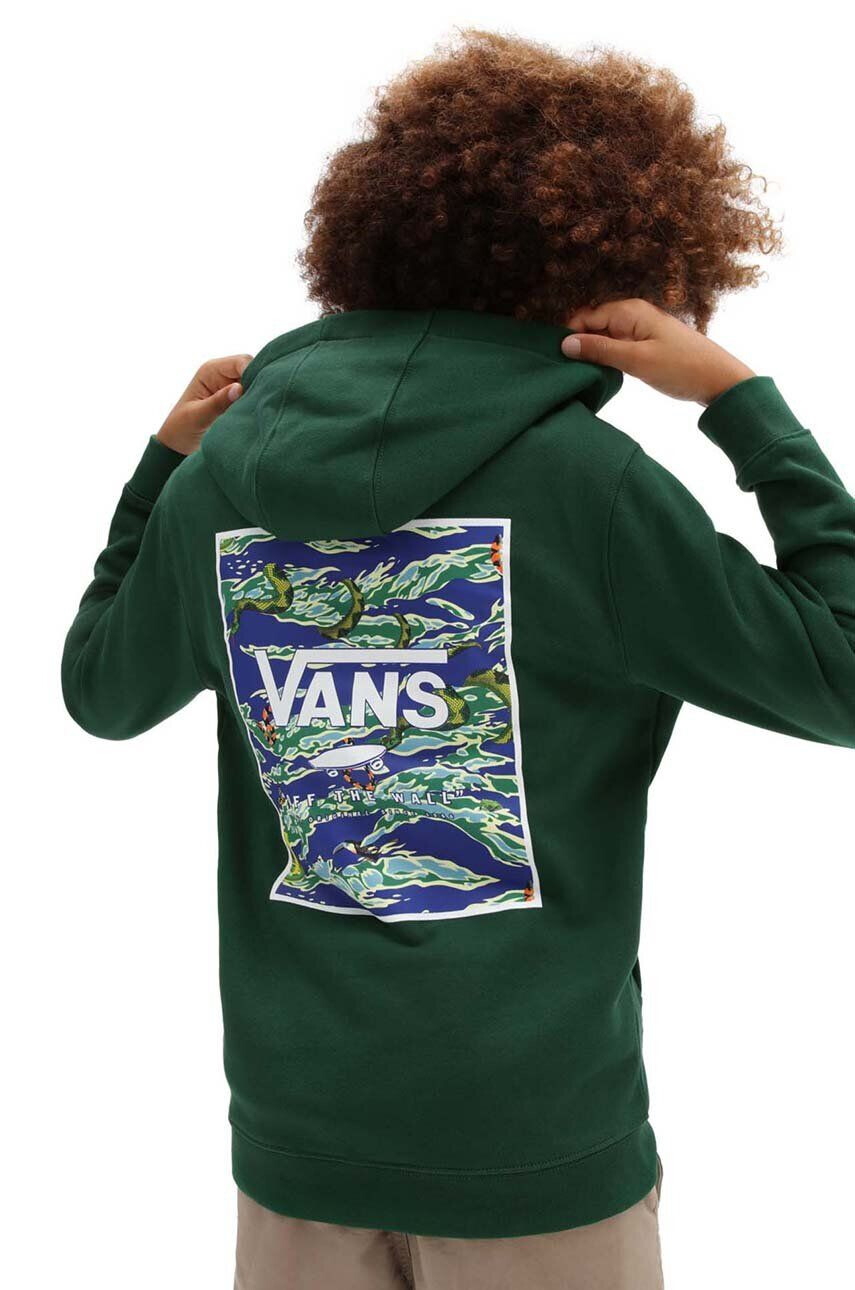 Vans Dětská bavlněná mikina BY PRINT BOX BACK PO EDEN - Pepit.cz