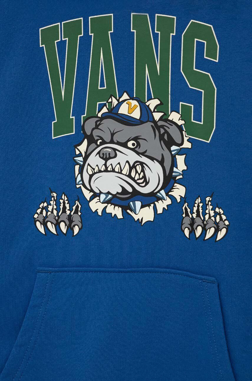 Vans Dětská bavlněná mikina VARSITY BULLDOG PO TrBl s kapucí s potiskem - Pepit.cz