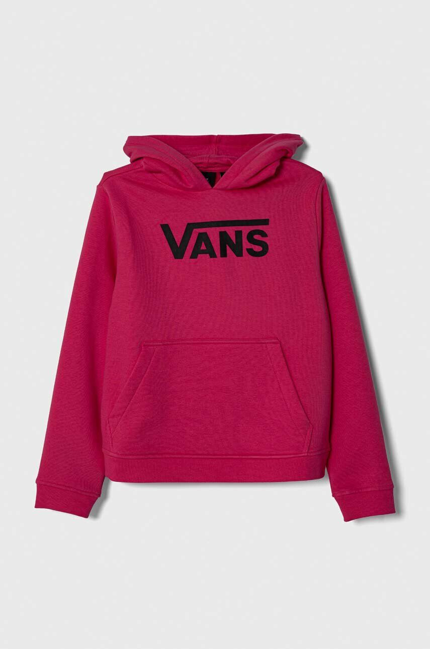 Vans Dětská mikina GR FLYING V HOODIE GIRLS růžová barva s kapucí s potiskem - Pepit.cz