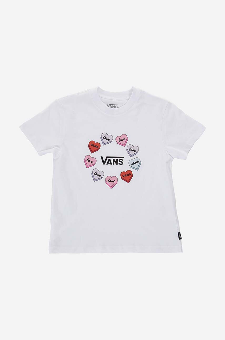 Vans Dětské bavlněné tričko Candy Hearts - Pepit.cz