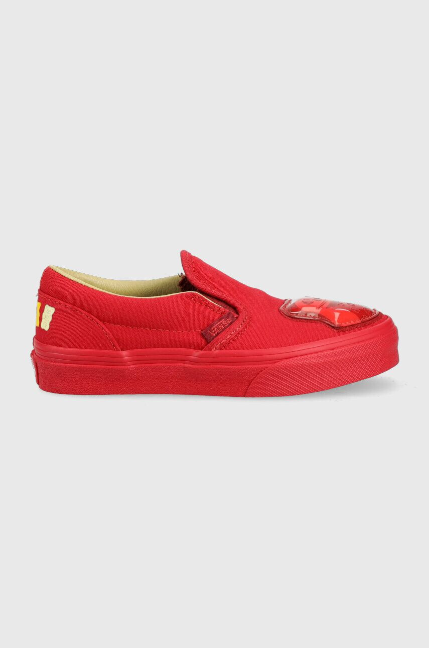 Vans Dětské tenisky Classic Slip-On HARIBO HARB GOLD červená barva - Pepit.cz