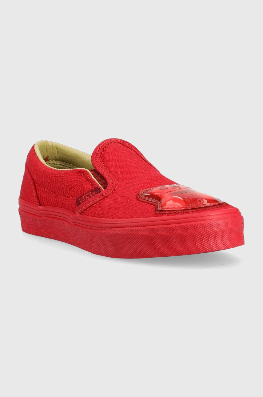 Vans Dětské tenisky Classic Slip-On HARIBO HARB GOLD červená barva - Pepit.cz