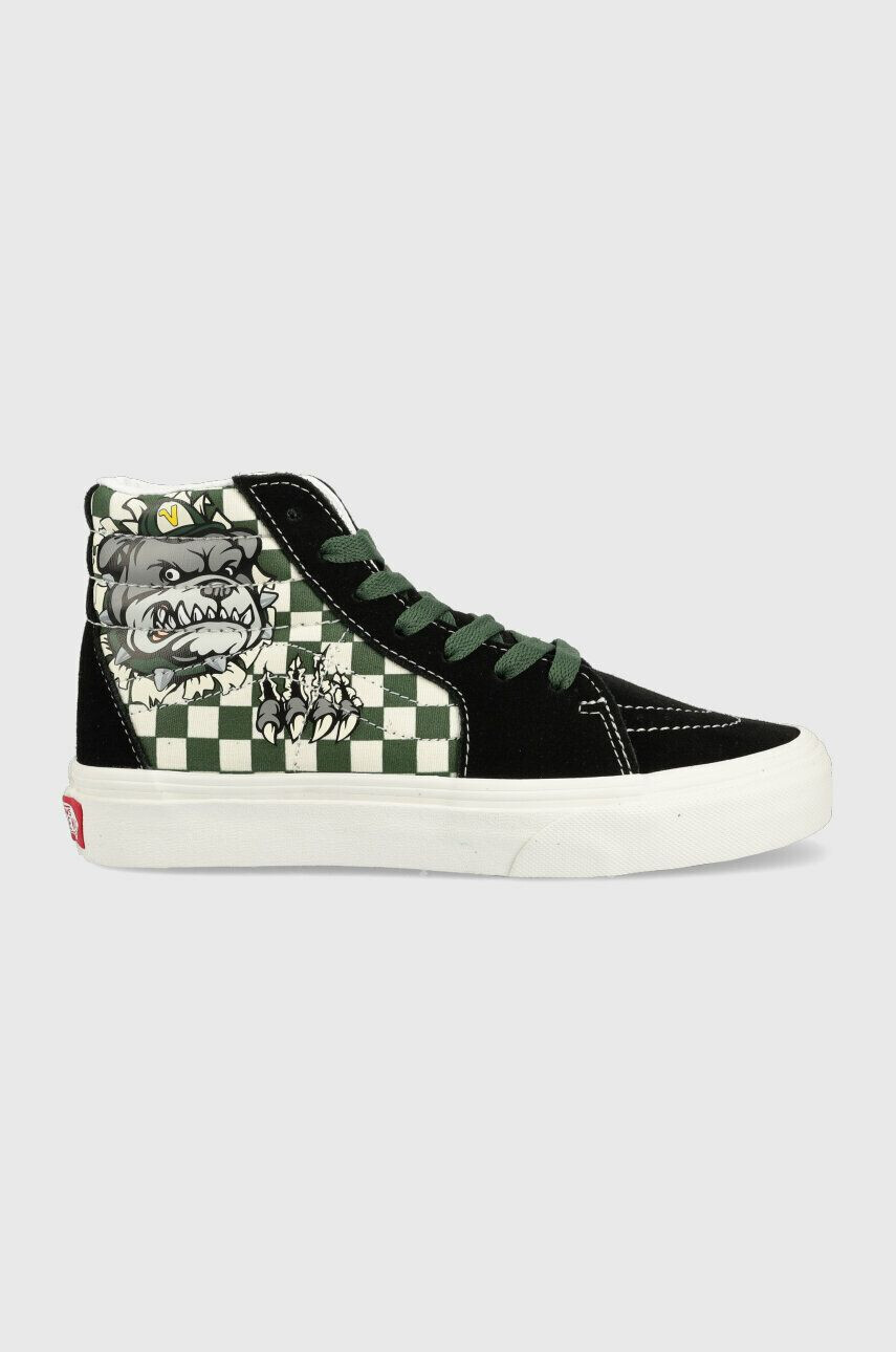 Vans Dětské tenisky JN SK8 Hi LOVE BLKPK zelená barva - Pepit.cz