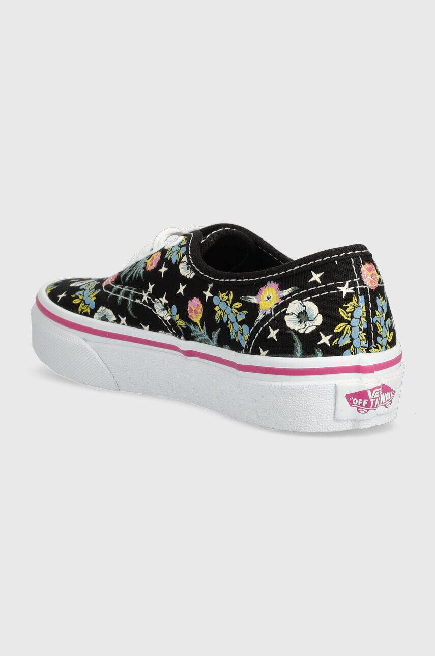 Vans Dětské tenisky UY Authentic FLRL BLACK černá barva - Pepit.cz