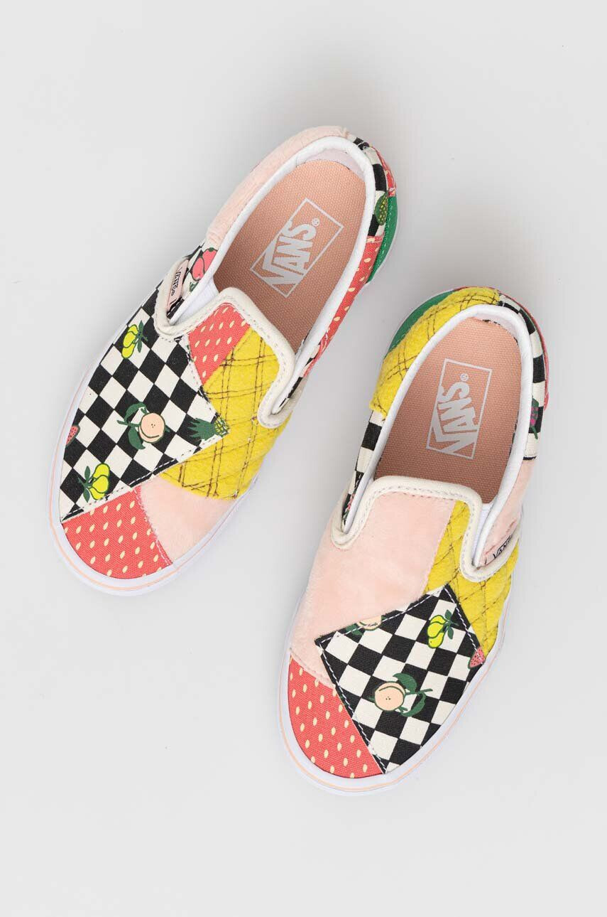 Vans Dětské tenisky UY Classic Slip On Patch FRTC MDGRE - Pepit.cz