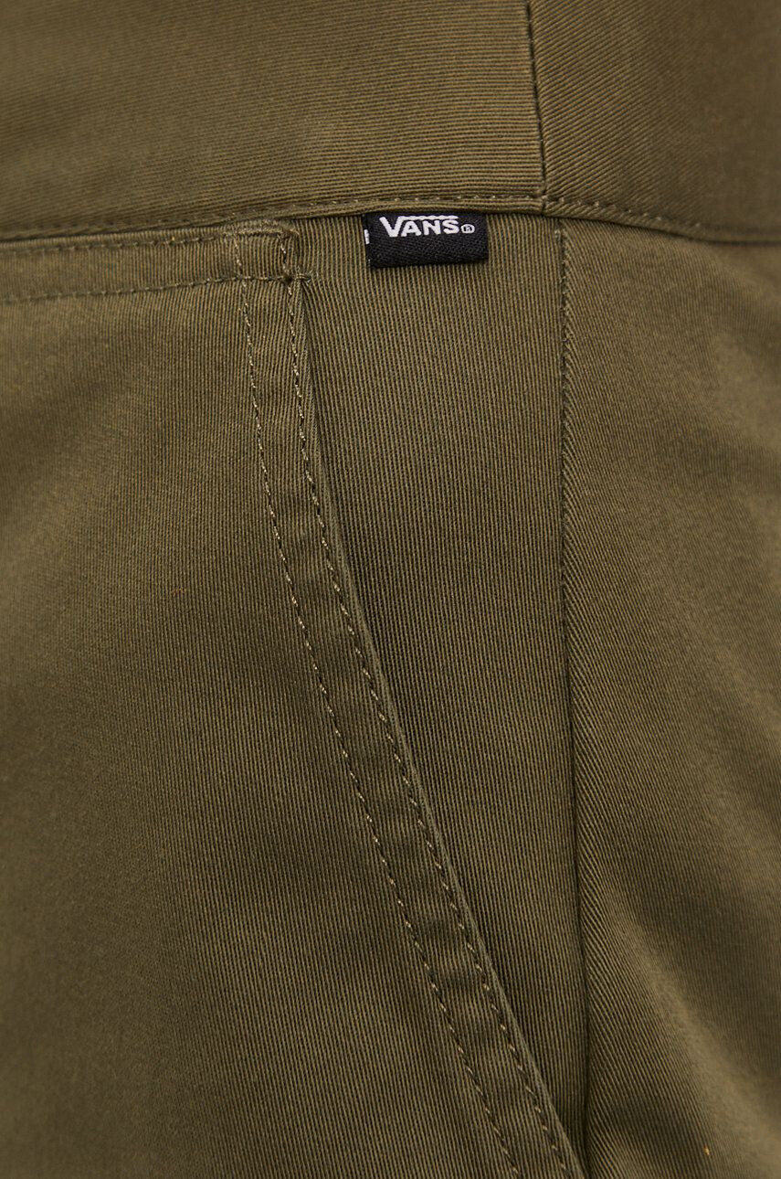 Vans Kalhoty dámské béžová barva široké high waist - Pepit.cz