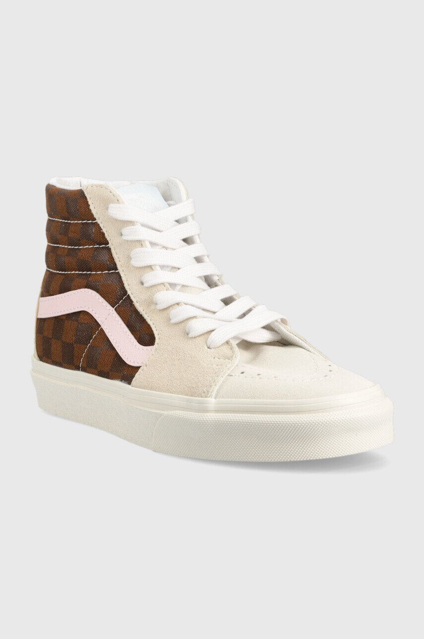 Vans Kecky Sk8-hi dámské béžová barva - Pepit.cz