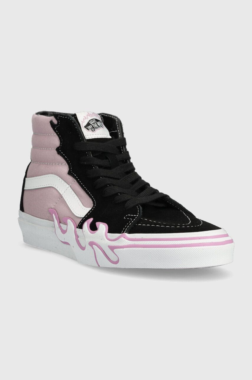 Vans Kecky SK8-Hi Flame pánské oranžová barva VN0005UJGWP1 VN0005UJGWP1-DKGRN - Pepit.cz