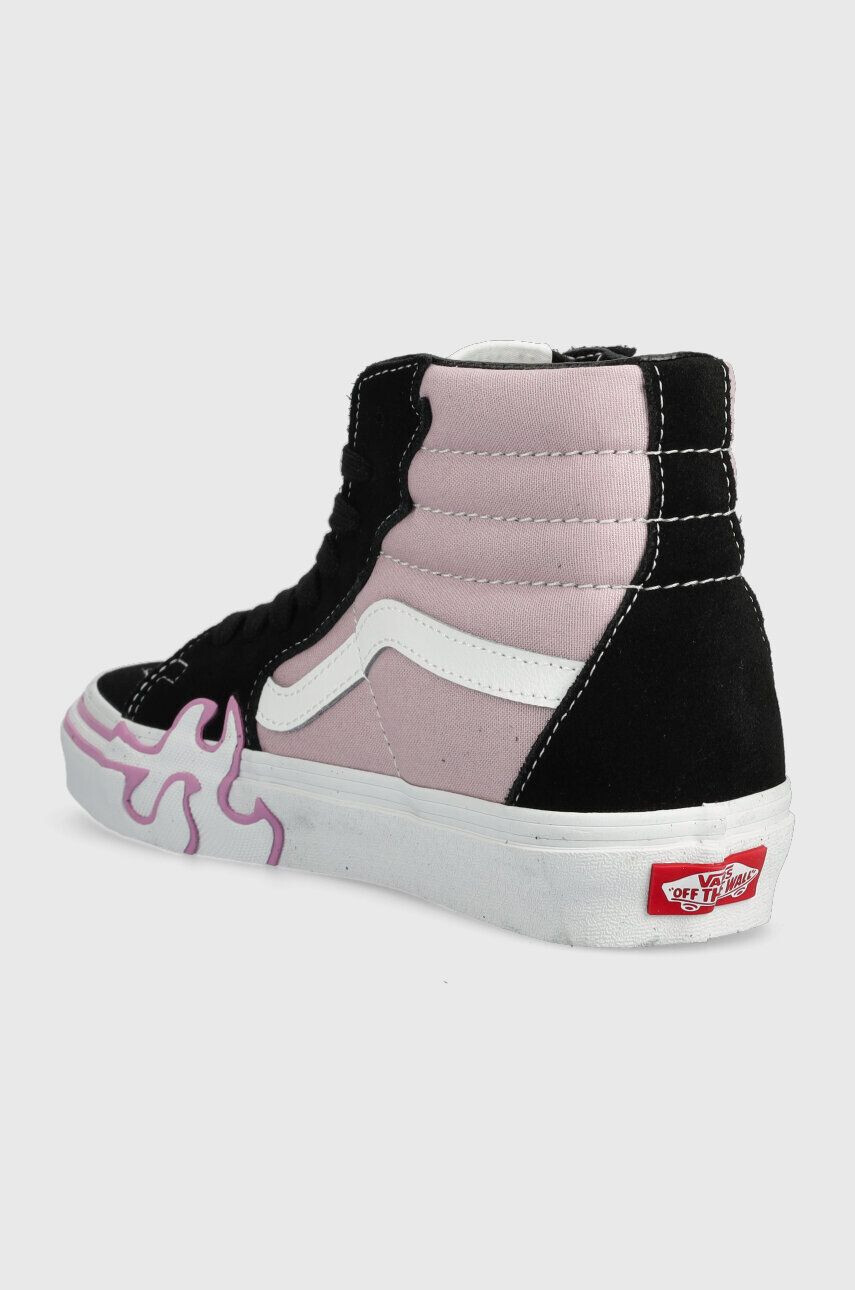 Vans Kecky SK8-Hi Flame pánské oranžová barva VN0005UJGWP1 VN0005UJGWP1-DKGRN - Pepit.cz