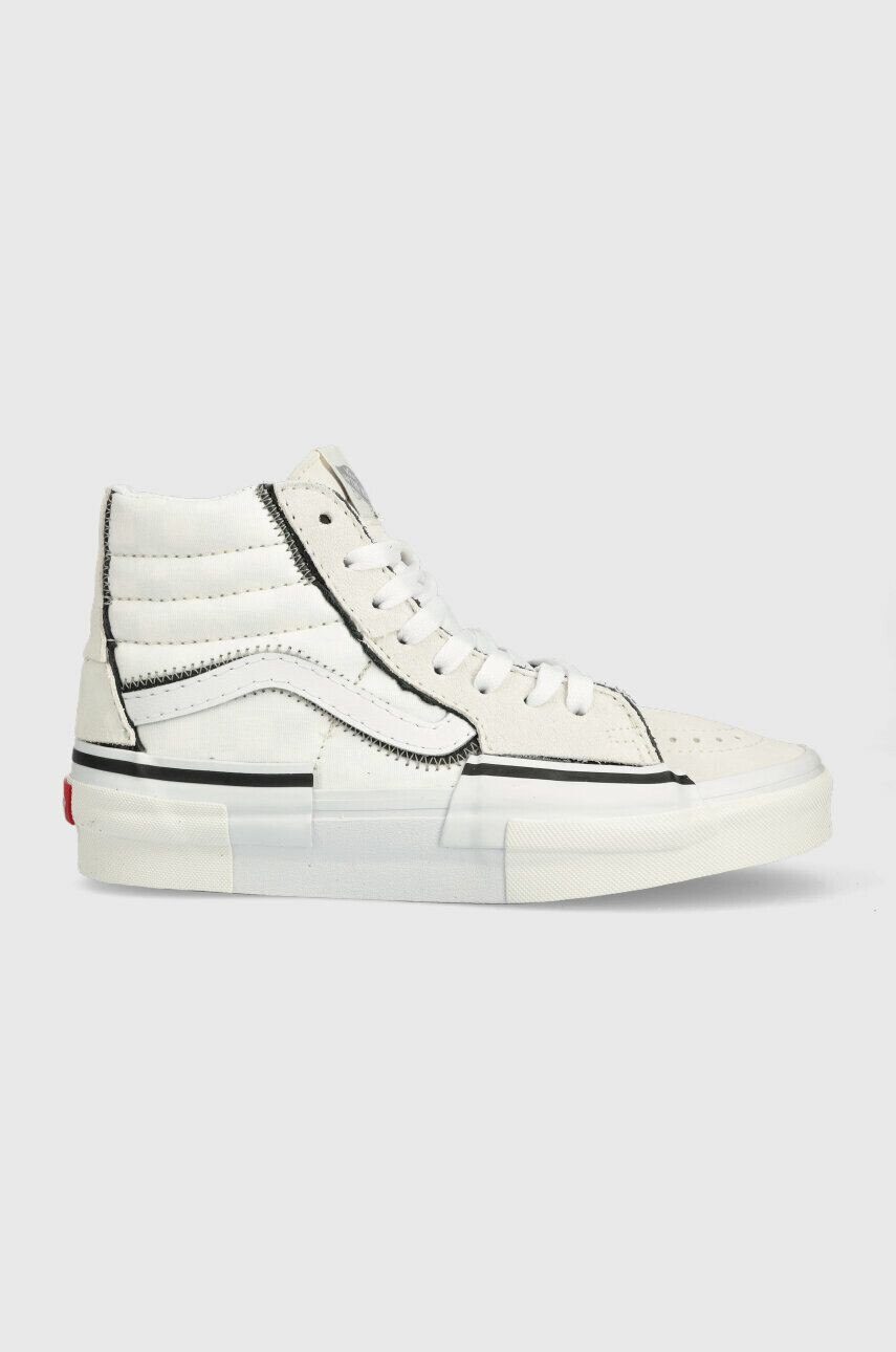 Vans Kecky SK8-Hi Reconstruct bílá barva VN0005UKQJM1-W/WHI - Pepit.cz