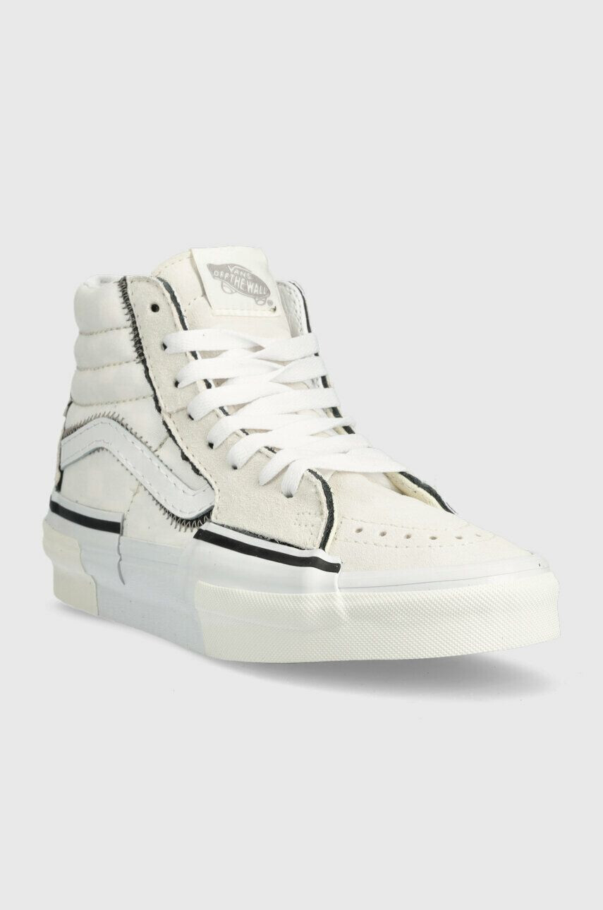 Vans Kecky SK8-Hi Reconstruct bílá barva VN0005UKQJM1-W/WHI - Pepit.cz