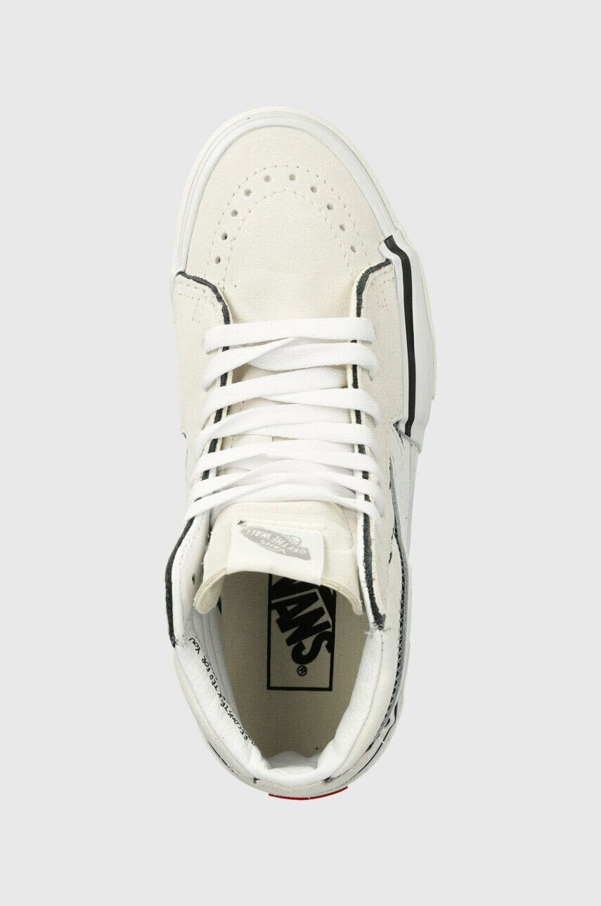 Vans Kecky SK8-Hi Reconstruct bílá barva VN0005UKQJM1-W/WHI - Pepit.cz