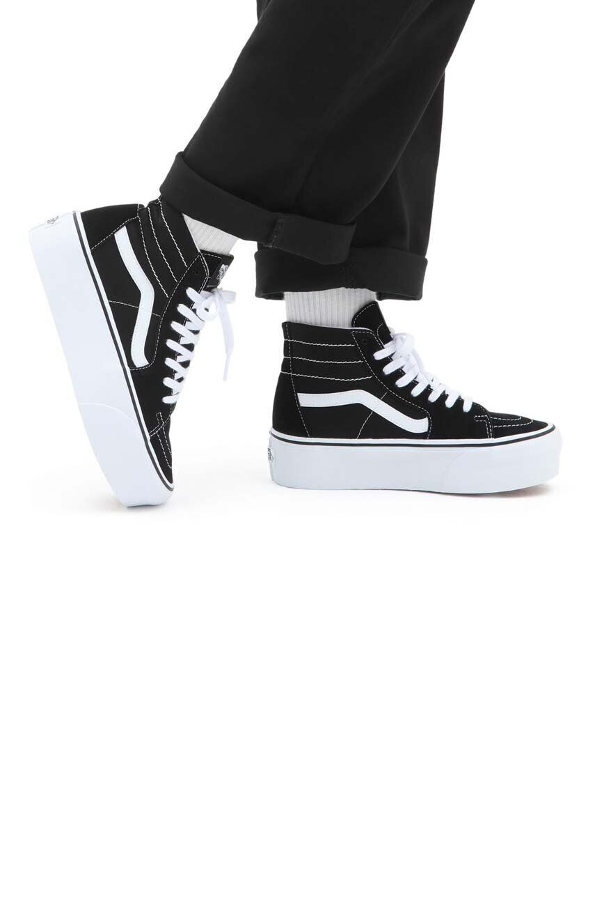 Vans Kecky SK8-Hi Tapered Stackform dámské černá barva VN0A5JMKBMX1 VN0A5JMKBMX1-BLKWH - Pepit.cz