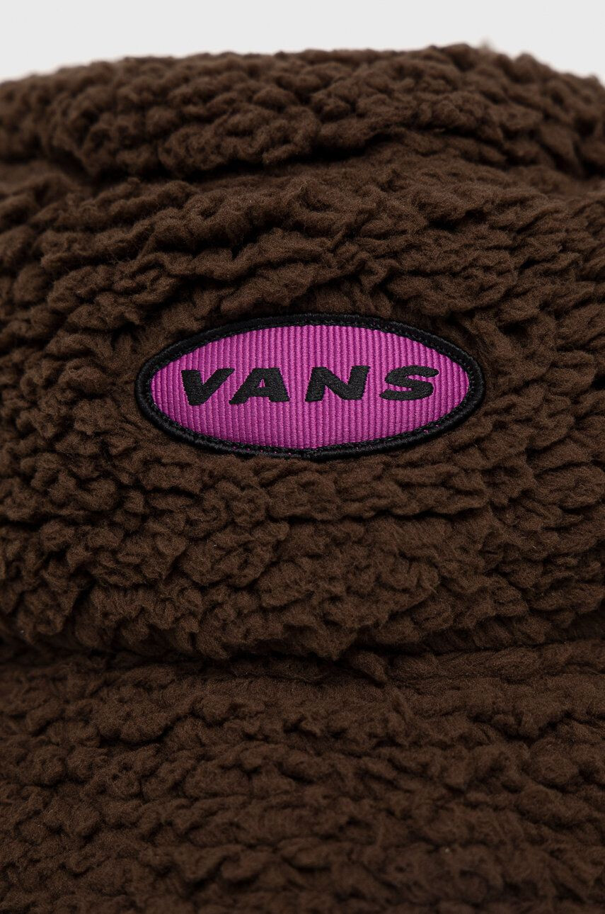 Vans Oboustranný klobouk hnědá barva - Pepit.cz