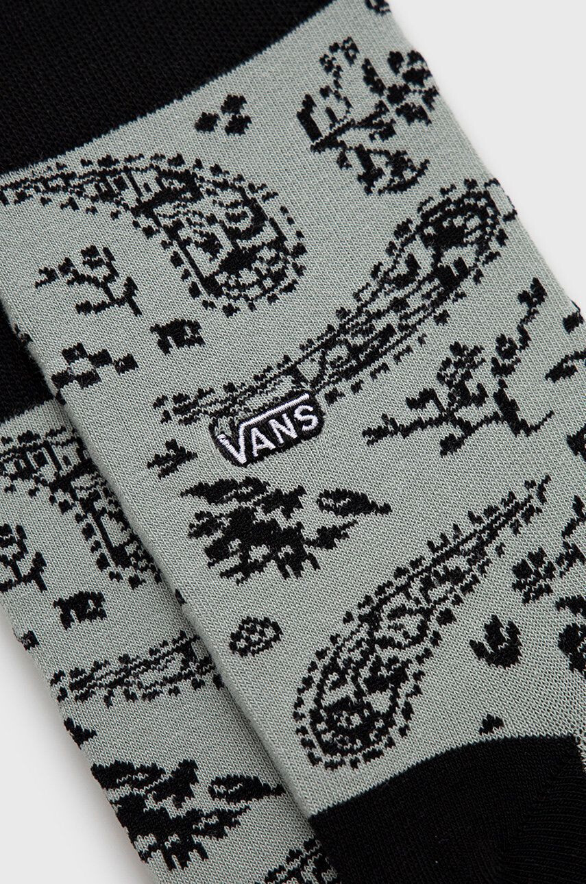 Vans Ponožky pánské zelená barva - Pepit.cz