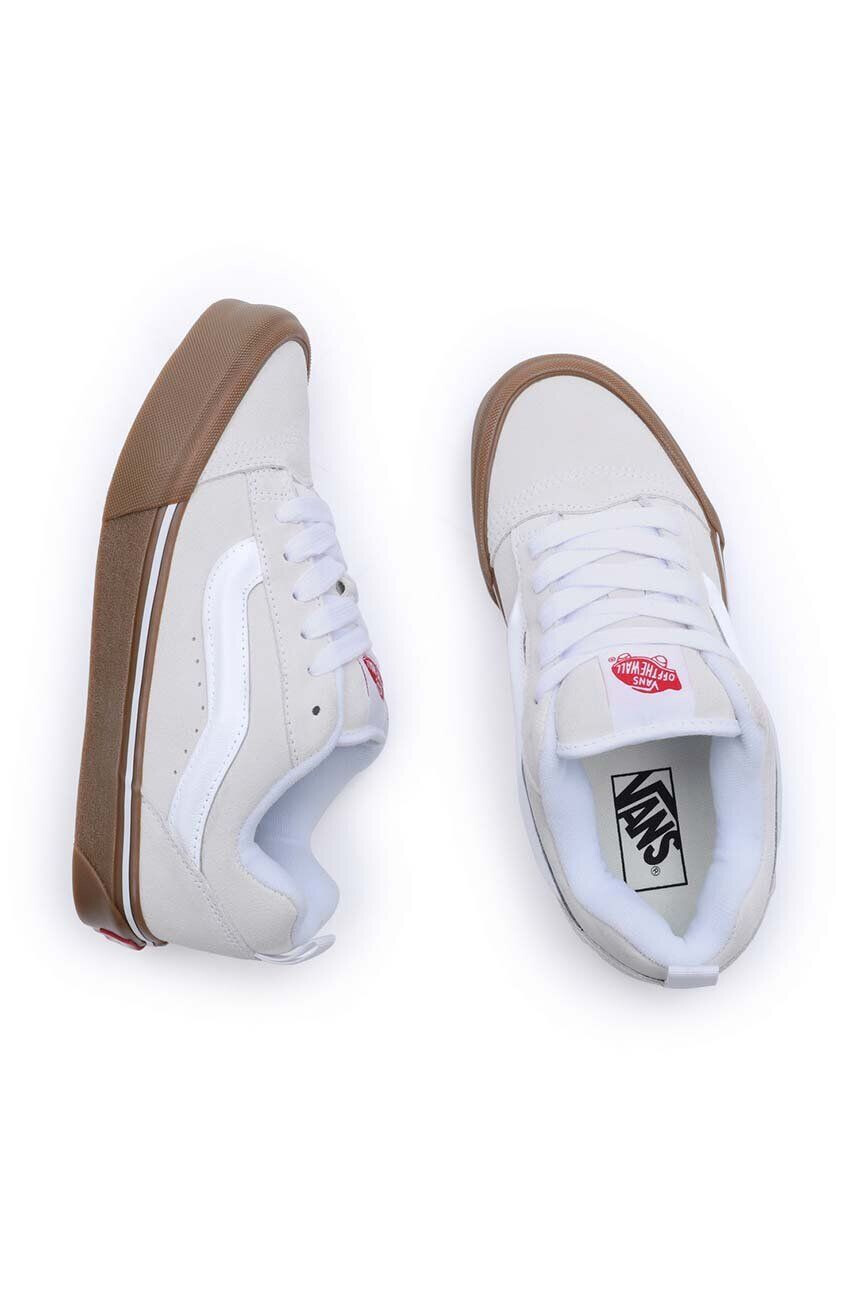 Vans Semišové tenisky Knu Skool béžová barva VN0009QCWHT1 - Pepit.cz