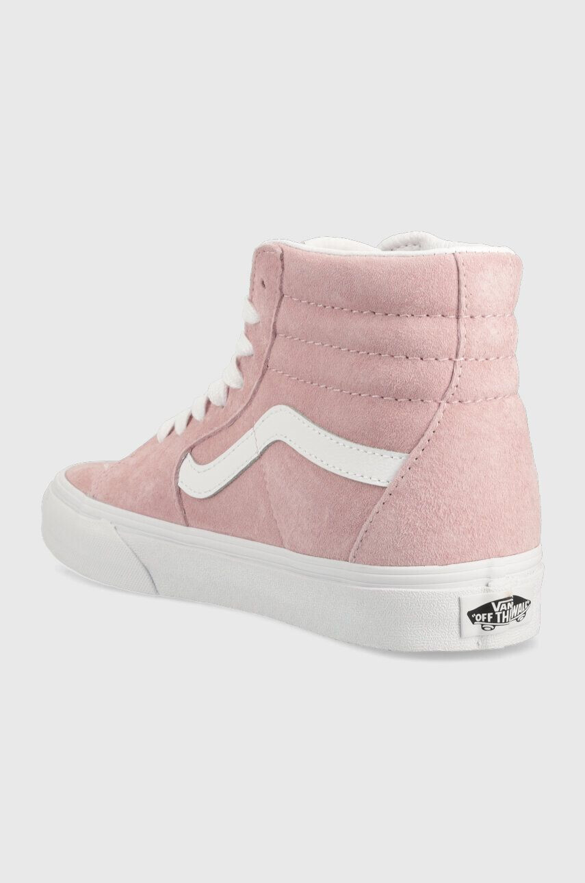 Vans Semišové tenisky SK8-Hi růžová barva VN0A4BVT2PT1 VN0A4BVT2PT1-PIG.SUEDE - Pepit.cz