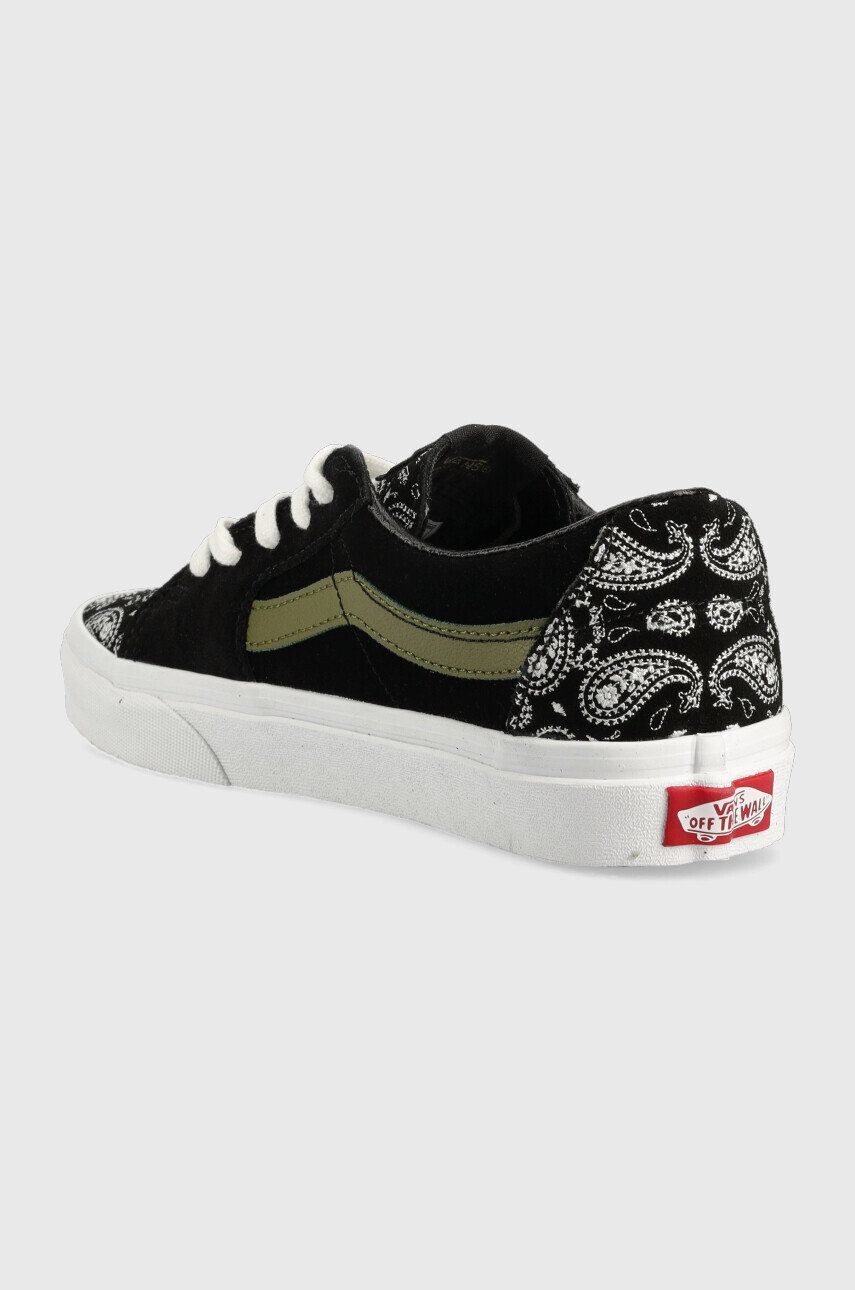 Vans Semišové tenisky Sk8-low dámské černá barva - Pepit.cz